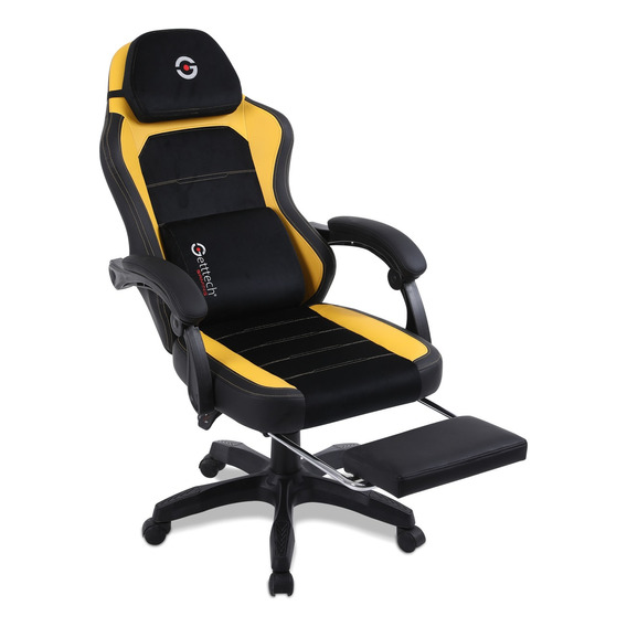 Silla Gamer Getttech Ergonómica Reposapiés Gaming Oficina