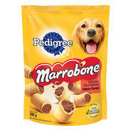 Petisco Para Cães Adultos Recheio Carne Pedigree Marrobone Pouch 200g