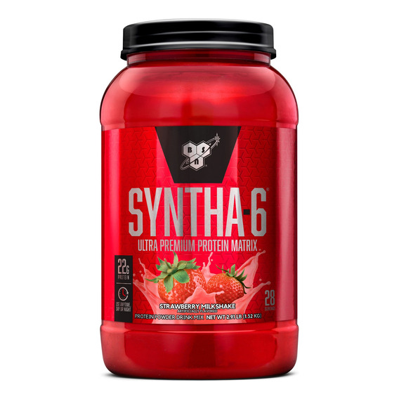 Bsn Syntha-6 Proteína En Polvo Strawberry Milkshake X 1.32kg