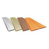 Cielorraso Pvc Tablas De Color Simil Maderas 4mts Plasbil Color Nogueira