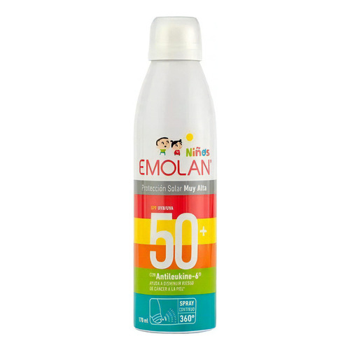 Emolan Fotoprotector Spray Fps50+ Para Niños  170ml