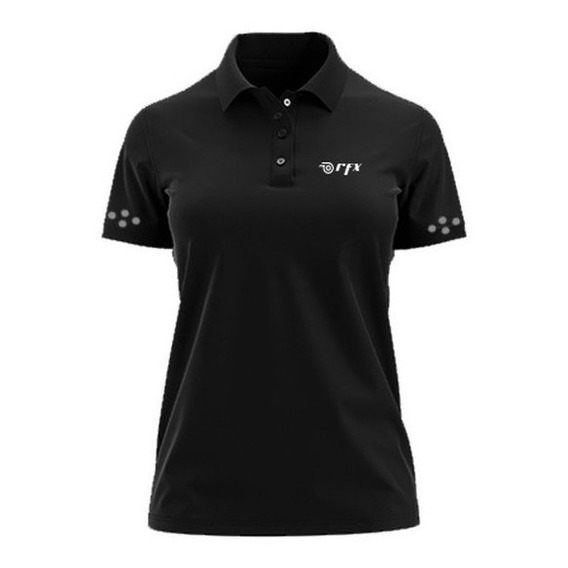 Polo Golf Rfx Sport Camisa Polo Negro Mujer Pol-neg-dam