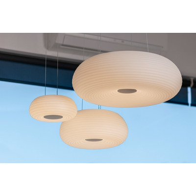 Colgante Led Auster Blanco 23w Dimerizable 28cm Regulable Vk