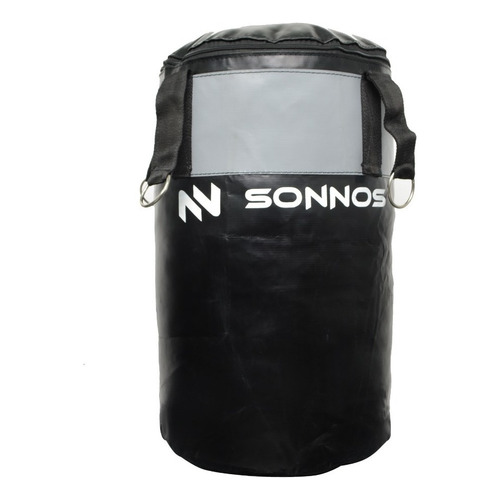 Bolsa De Boxeo En Tela Vinílica 50 Cm Ideal Niños. Sonnos Color Negro