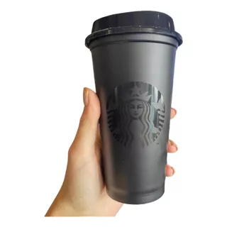 Vaso Starbucks Negro Reutilizable Edición Limitada