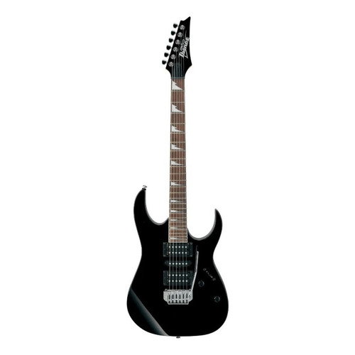 Guitarra eléctrica para zurdo Ibanez RG GIO GRG170DX de álamo black night con diapasón de amaranto