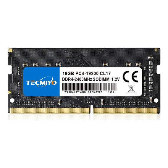 Tecmiyo Memoria Ram Gamer 16gb Ddr4 2400mhz Pc4-19200s 1.2v 