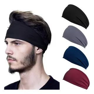 Banditas Deportivas Cabeza Diadema Absorbe El Sudor 4pcs