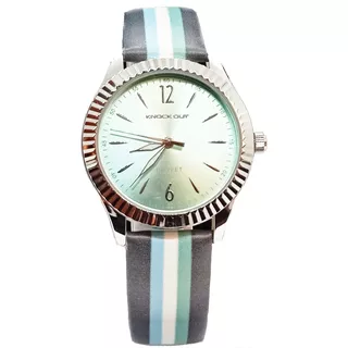 Reloj Pulsera Mujer Knock Out 2593 Simil Cuero Gtia Oficial 