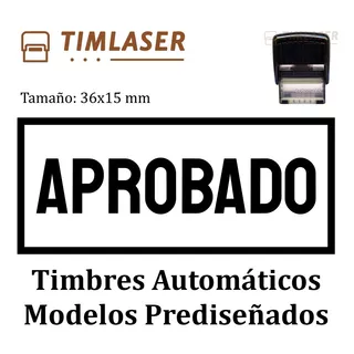 Timbres Automáticos Modelos Prediseñados Rápida Entrega