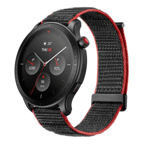 Smartwatch Reloj Inteligente Amazfit Gtr 4 Gris Y Negro Correa Racetrack grey