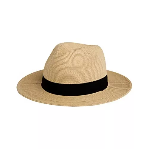 Sombrero De Playa De Paja Fina Unisex