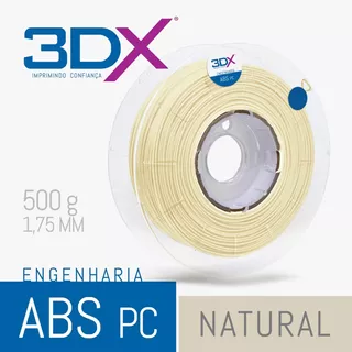 Filamento Abs Pc 1,75 Mm | 500g (policarbonato) Natural 3dx