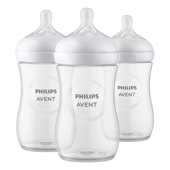 Philips Avent Biberón Natural Response Válvula Anticólicos Color Transparente