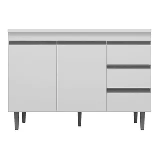 Bajo Mesada Mueble Cocina 2 Puertas Linea Premium LG Color Blanco