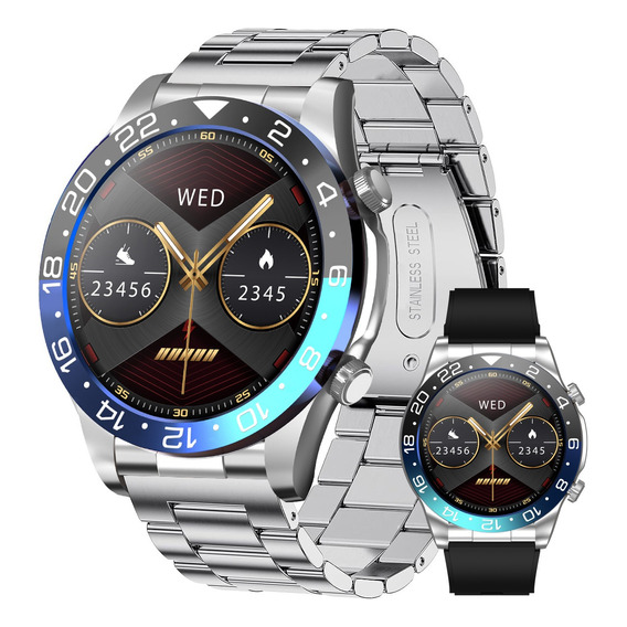 Smart Watch Reloj Inteligente Para Hombre Bluetooth Llamada