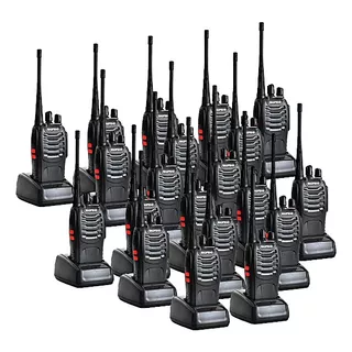 Oferta! 20 Radios Walkie Talkie Baofeng Bf-888s Uhf 2 Vias