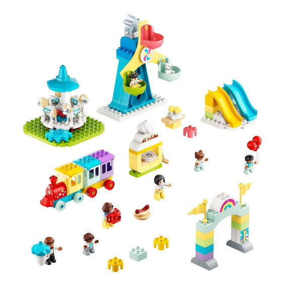 Kit De Construcción Lego Duplo Parque De Atracciones 10956 95 Piezas 2+