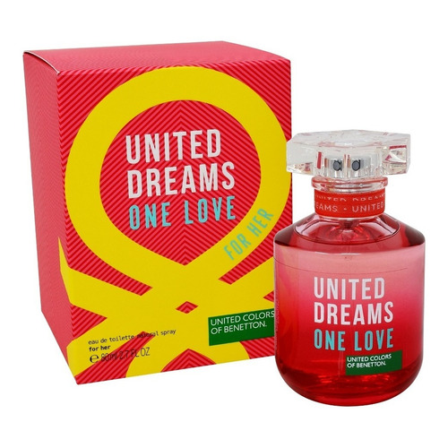 Benetton One Love For Her 80 Ml Edt Spray De Benetton