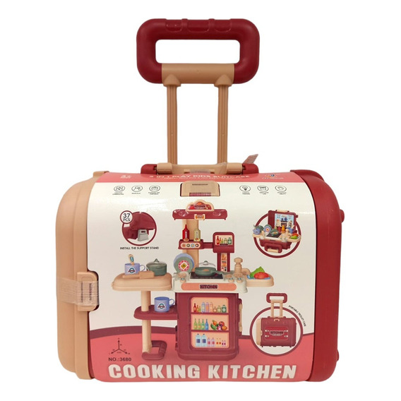 Valija Cocina Con Accesorios Y Stickers