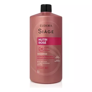 Shampoo Eudora Siàge Nutri Rose Litro 1000ml