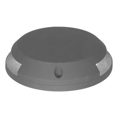 Aplique De Piso Plano Bidireccional Gris Led Frio