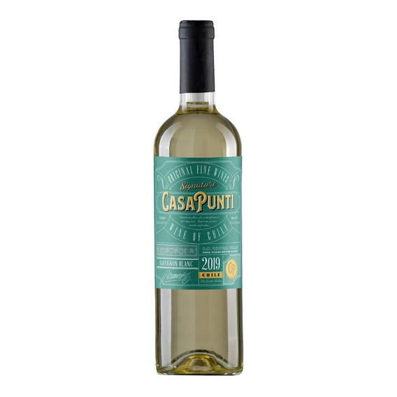 Pack De 4 Vino Blanco Casa Punti Sauvignon Blanc 750 Ml