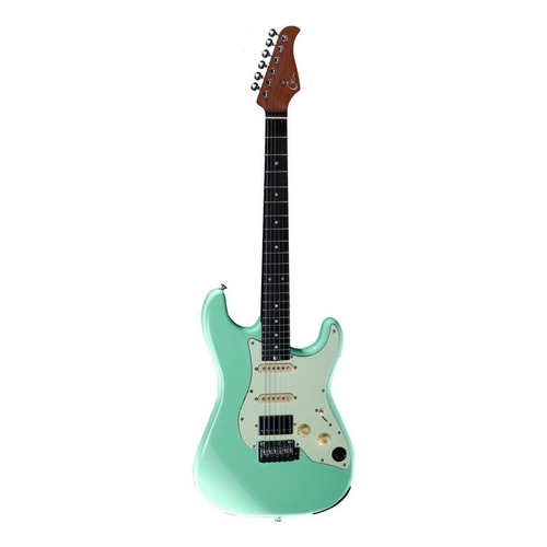 Guitarra eléctrica Gtrs S800 de american basswood surf green brillante con diapasón de palo de rosa