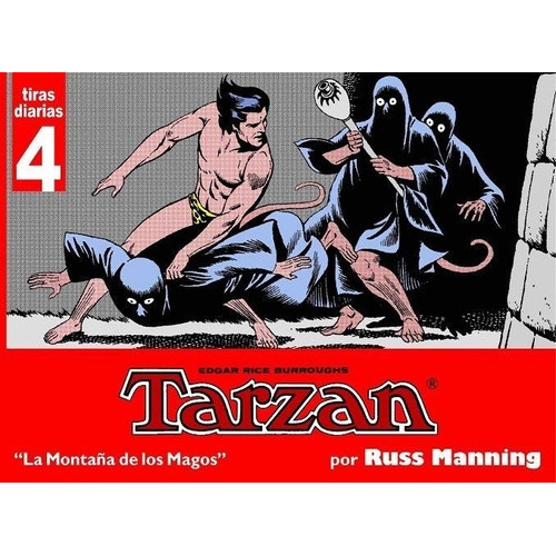 Tarzan: Tiras Diarias 04, De Manning, Russ. Editorial Libros De Papel, Tapa Blanda En Español