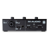 Interfaz De Audio M-audio M-track Solo Pc Usb Para Grabación