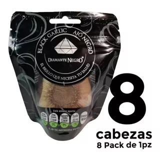 Ajo Negro Orgánico Los Rancheros 8 Cabezas(8 Bolsas De 1 Pz)