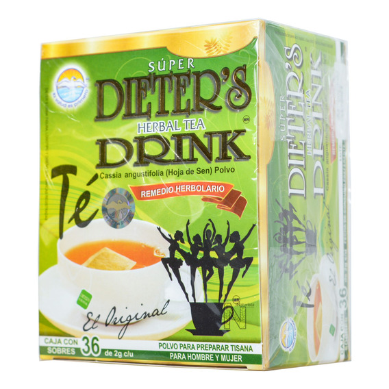 Té Herbal Super Dieter's Drink 36 Sobres de 2g