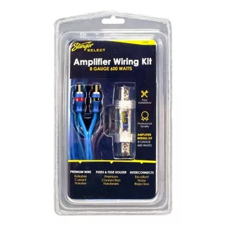 Kit Cables Potencia Stinger Serie Select / Ssk8 / 8 Ga Gauge