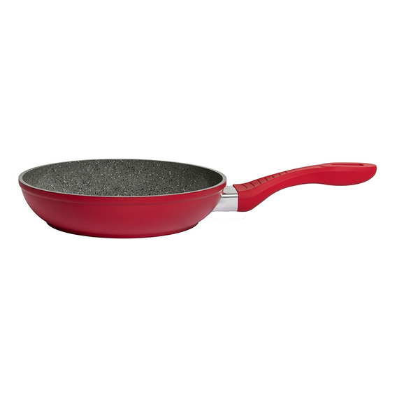 Sartén Stone Cerámica Antiadherente 24 Cm Rojo