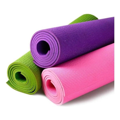Colchoneta Mat Yoga Pilates Para Ejercicio Color Verde