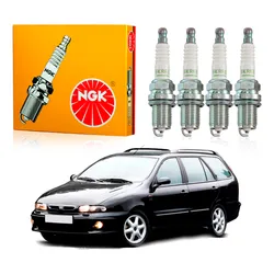  Jogo Velas Ngk Marea Weekend 1.6 1.8 16v 1999 A 2007