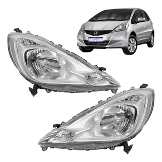 Farol Honda Fit 2013 2014 Dianteiro Novo Par