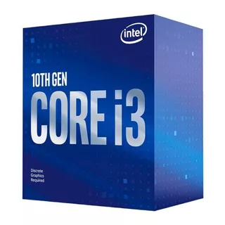 Processador Intel Core I3-10105f   De 4 Núcleos E  4.4ghz De Frequência