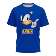Sonic Total - Camiseta Infantil - Tecido Dryfit