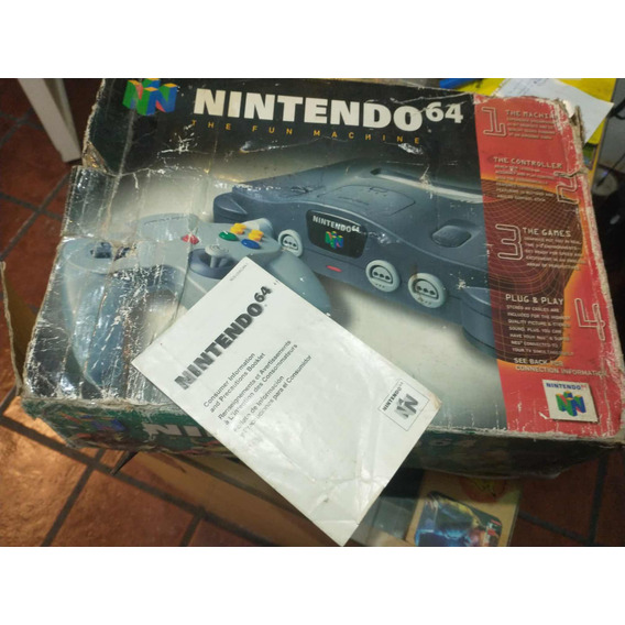 Nintendo 64 Completa En Caja + Juego A Elección
