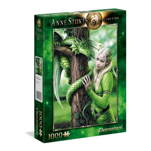 Dragon Spirit Anne Stokes Rompecabezas 1000 Pz Clementoni