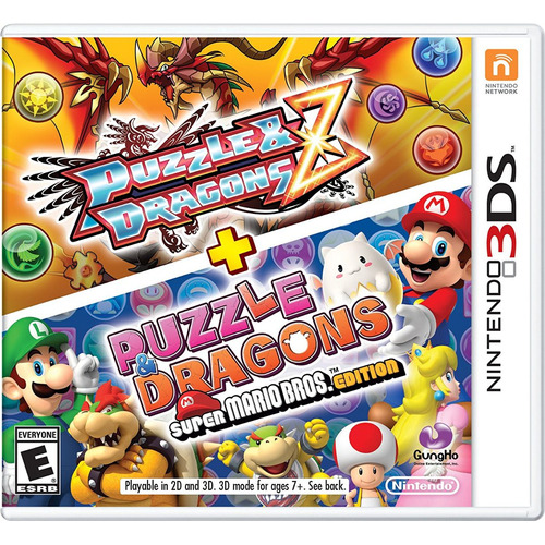 Puzzle & Dragons + Puzzle & Dragons Super Mario Bros 3ds