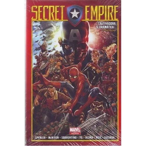 Comic Secret Empire, De Nick Spencer. Editorial Marvel, Tapa Dura En Español