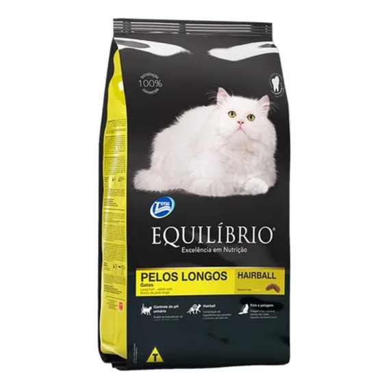 Alimento balanceado de pelo largo para gatos adultos en bolsa de 7,5 kg