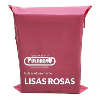 Bolsas E Commerce Envíos Rosa Lisas 50x60 Con Adhesivo X100u