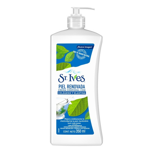  Crema nutritiva para cuerpo St. Ives Piel Renovada en dosificador 350mL