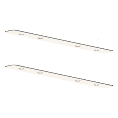 Pack X 2 Union Recta Para Riel Magnetico Techo Vk-mr5x