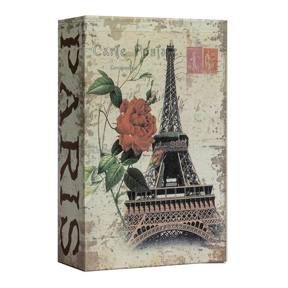 Caja De Seguridad Oculta En Libro Chica Paris