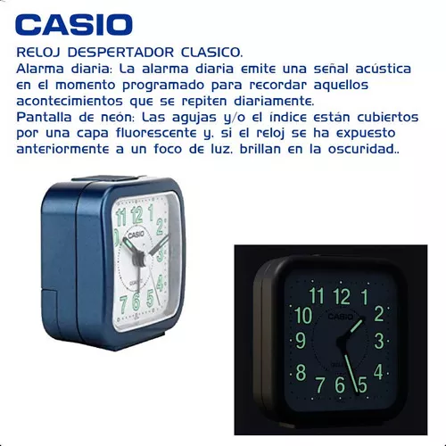 CASIO Despertador Casio Tq-141