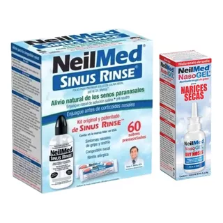 Neilmed Sinus Rinse Botella C/60 Sobres & Nasogel